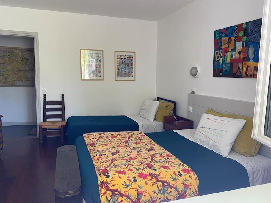 Appartement En Rez De Jardin Сибур Экстерьер фото